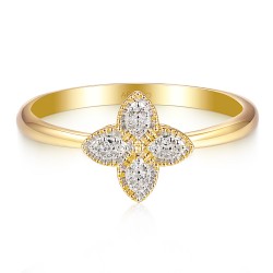 Pierścionek z diamentami (R98895 Y): 10 - zdjęcie: 4