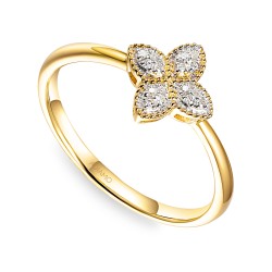 Pierścionek z diamentami (R98895 Y): 10 - zdjęcie: 2