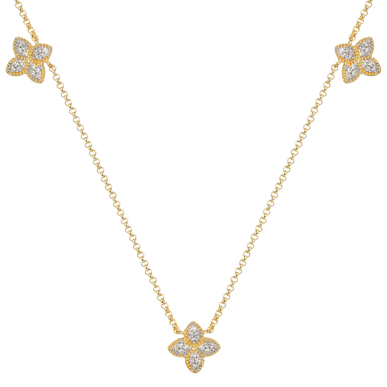 Naszyjnik z diamentami (N12238 Y G)