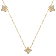 Naszyjnik z diamentami (N12238 Y G)