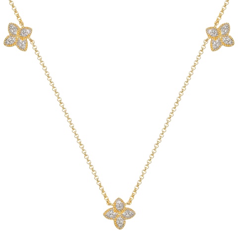 Naszyjnik z diamentami (N12238 Y G)