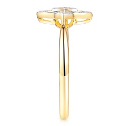 Pierścionek z diamentami (R98899 Y 0,03ct): 15 - zdjęcie: 5