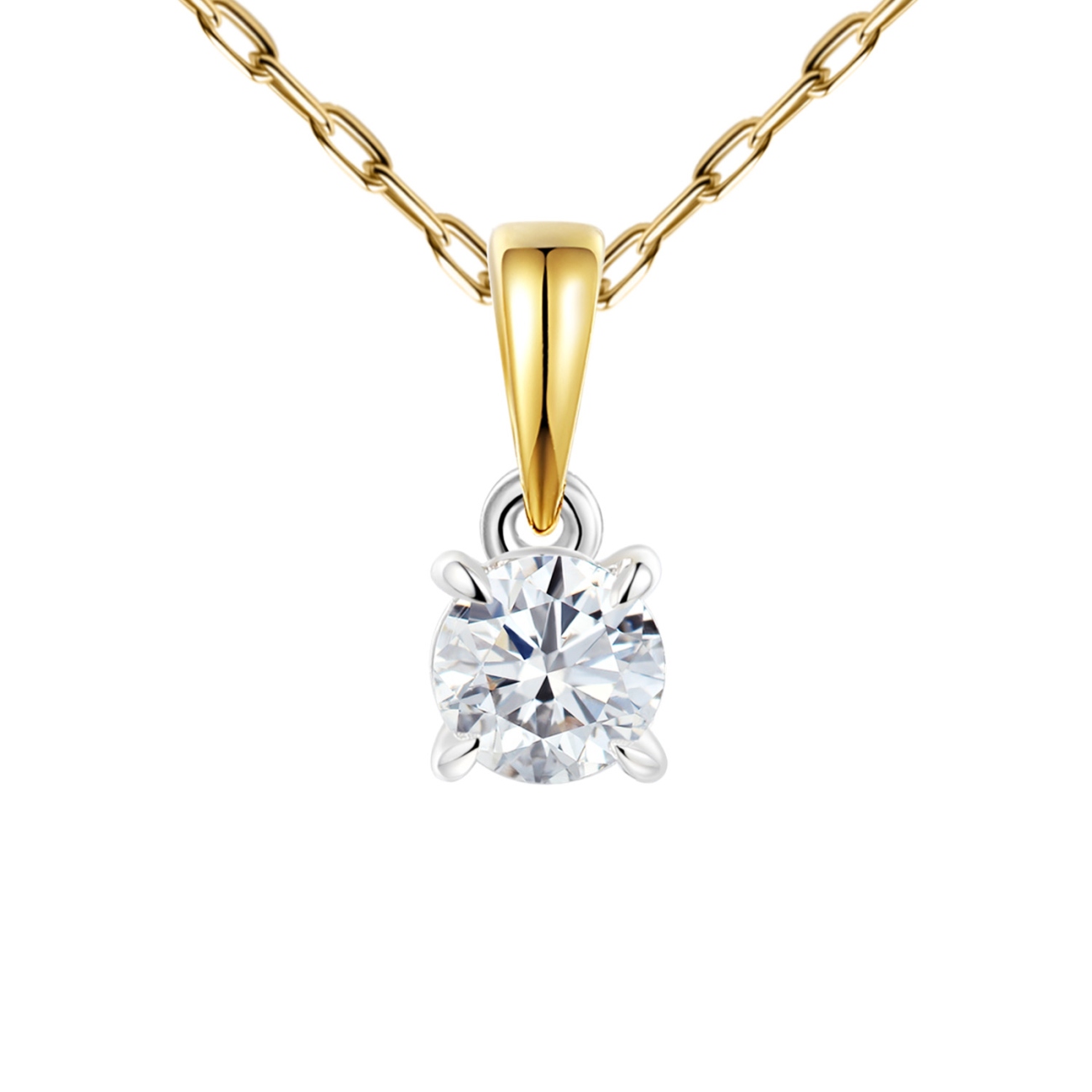 Zawieszka z diamentem laboratoryjnym