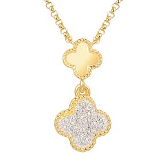 Naszyjnik z diamentami (N12242 Y G)