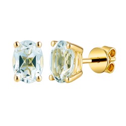 Komplet biżuterii z akwamarynami (E43062YAQ+P43062YAQ) - zdjęcie: 4