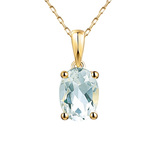 Komplet biżuterii z akwamarynami (E43062YAQ+P43062YAQ+R43062YAQ)