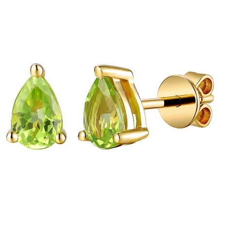 Kolczyki z perydotami (E43737 Y S PT)