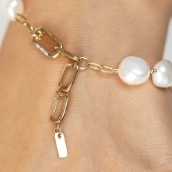 Bransoletka złota z perłami i diamentami (B09872 Y PL) - zdjęcie: 5