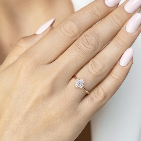 Pierścionek z diamentami (R98900 Y): 13