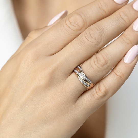 Pierścionek z diamentami (R98890 Y): 10