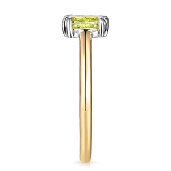 Pierścionek z żółtym diamentem laboratoryjnym (R96118 1,07ct YW LGDY): 14 - zdjęcie: 5