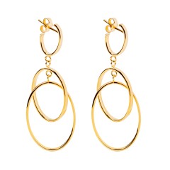 Kolczyki złote wiszące (E00832 Y S)