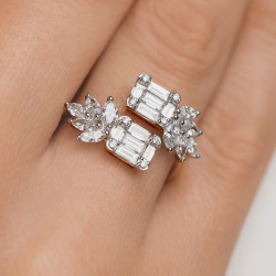 Pierścionek z diamentami laboratoryjnymi (R98876 Y LGD): 10 - zdjęcie: 6