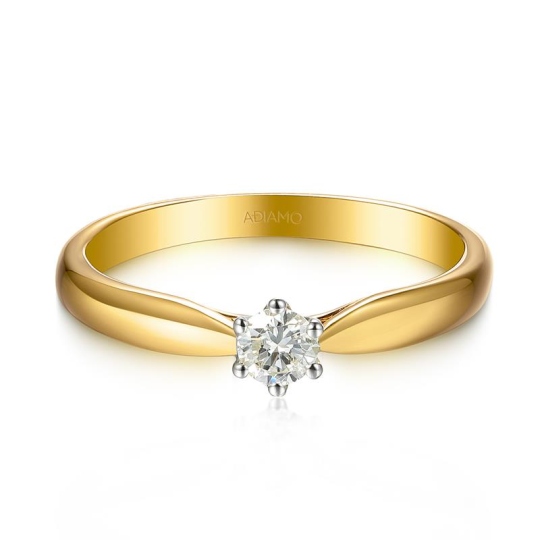 Pierścionek z diamentami (R62567 YW 0,20ct): 11