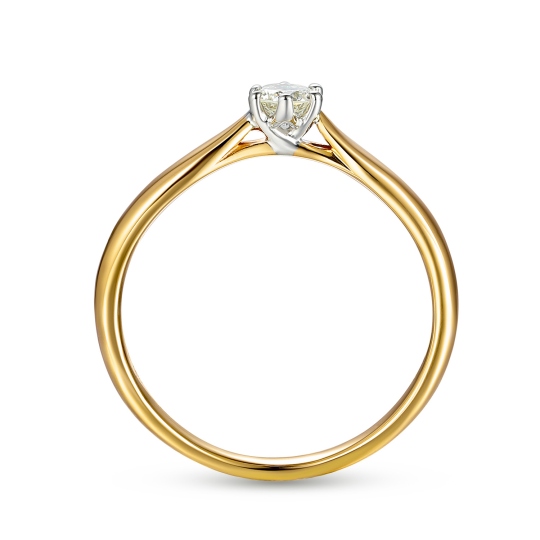 Pierścionek z diamentami (R62567 YW 0,20ct): 11