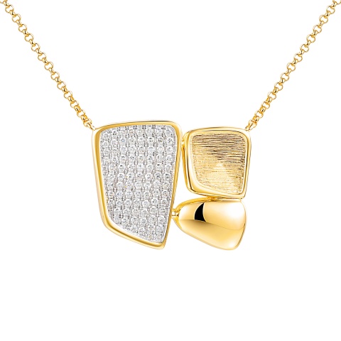 Naszyjnik z diamentami (N12525 Y)