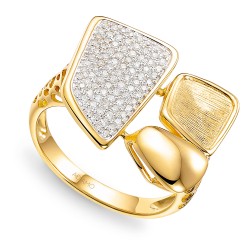 Pierścionek z diamentami (R100449 Y) : 10 - zdjęcie: 2