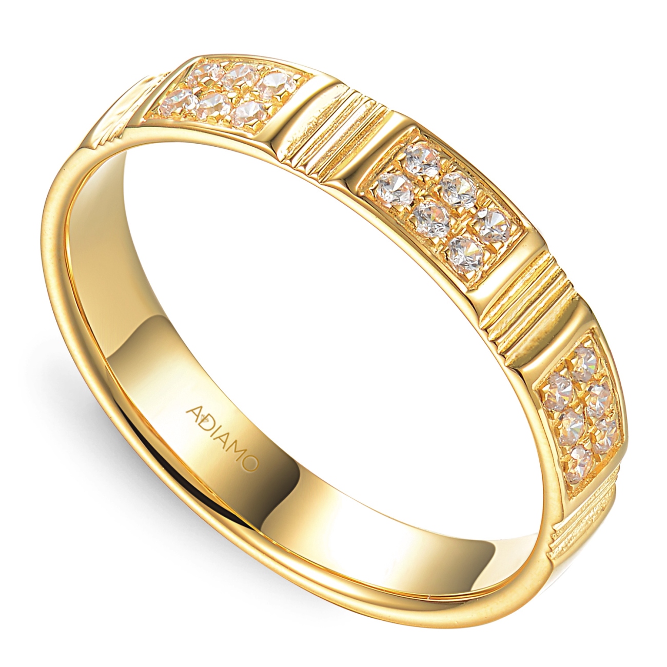 Obrączka z diamentami, 3,7 mm (O-R99902 Y): 8