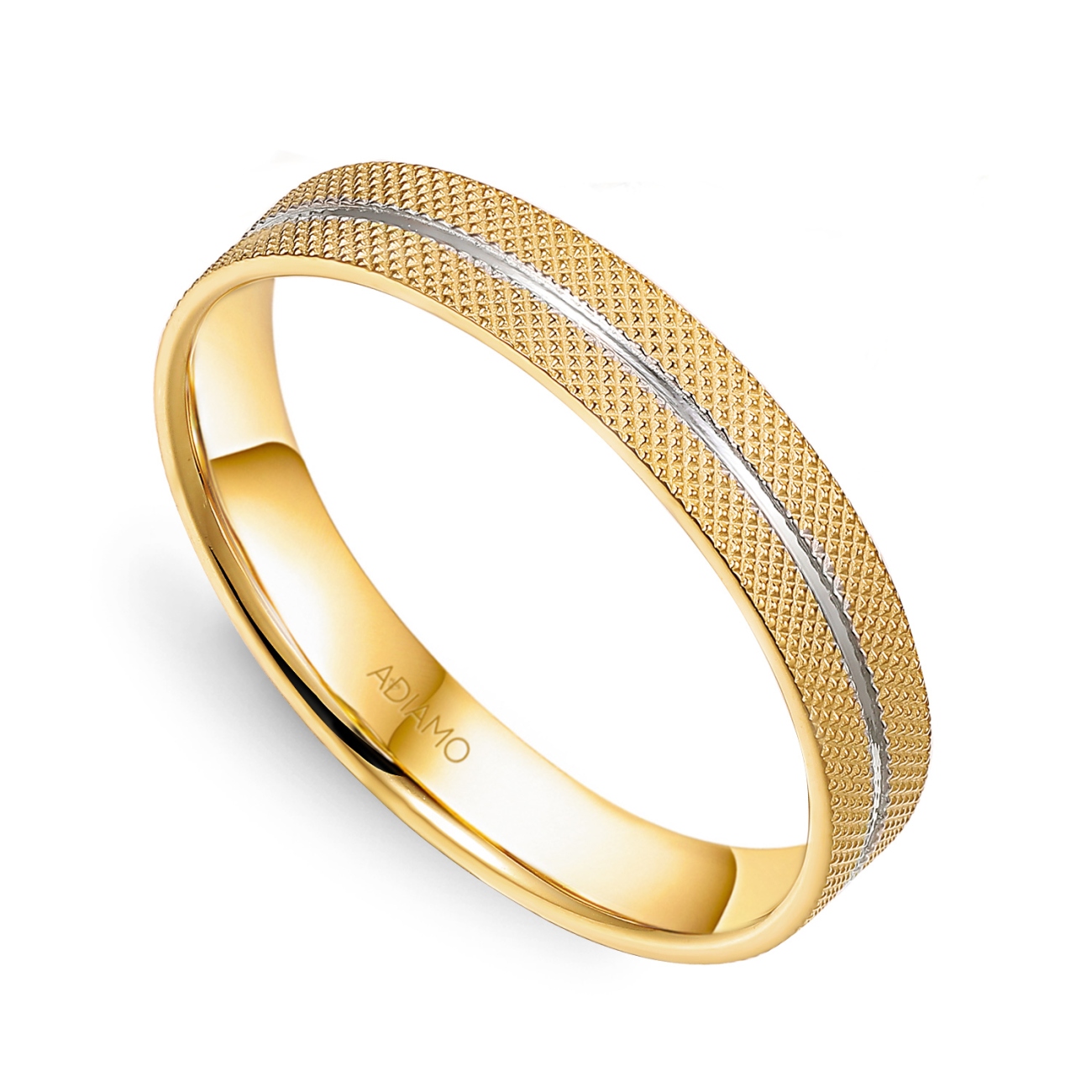 Obrączka dwukolorowe złoto, 4 mm (O-R99905 YW): 18