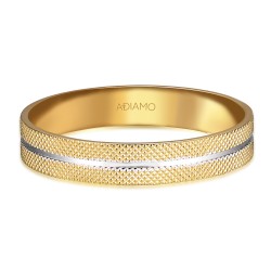 Obrączka dwukolorowe złoto, 4 mm (O-R99905 YW): 18 - zdjęcie: 4