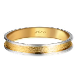 Obrączka dwukolorowe złoto, 3,5 mm (O-R99912 YW): 18 - zdjęcie: 4