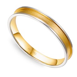 Obrączka dwukolorowe złoto, 3,5 mm (O-R99912 YW): 18 - zdjęcie: 2