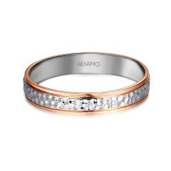 Obrączka dwukolorowe złoto, 4 mm (O-R99914 RW): 18 - zdjęcie: 4