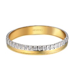 Obrączka z diamentami, 3 mm (O-R99869 YW): 8 - zdjęcie: 4