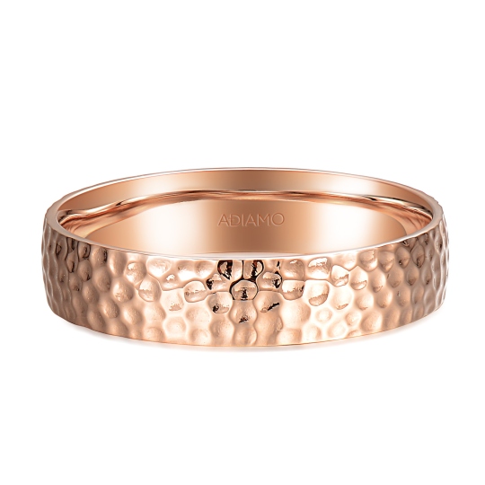 Obrączka różowe złoto, 5 mm. (O-R99918 R): 18