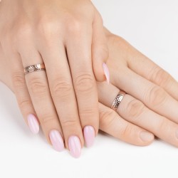 Obrączka różowe złoto, 5 mm. (O-R99918 R): 18 - zdjęcie: 3