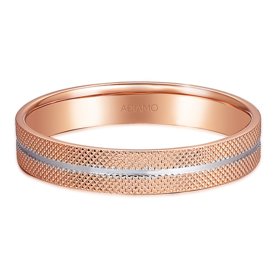 Obrączka dwukolorowe złoto, 4 mm (O-R99905 RW): 18