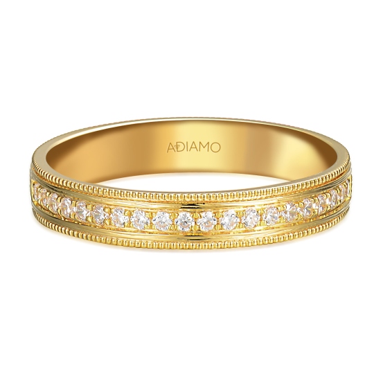 Obrączka z diamentami, 3,5 mm (O-R99880 Y): 8