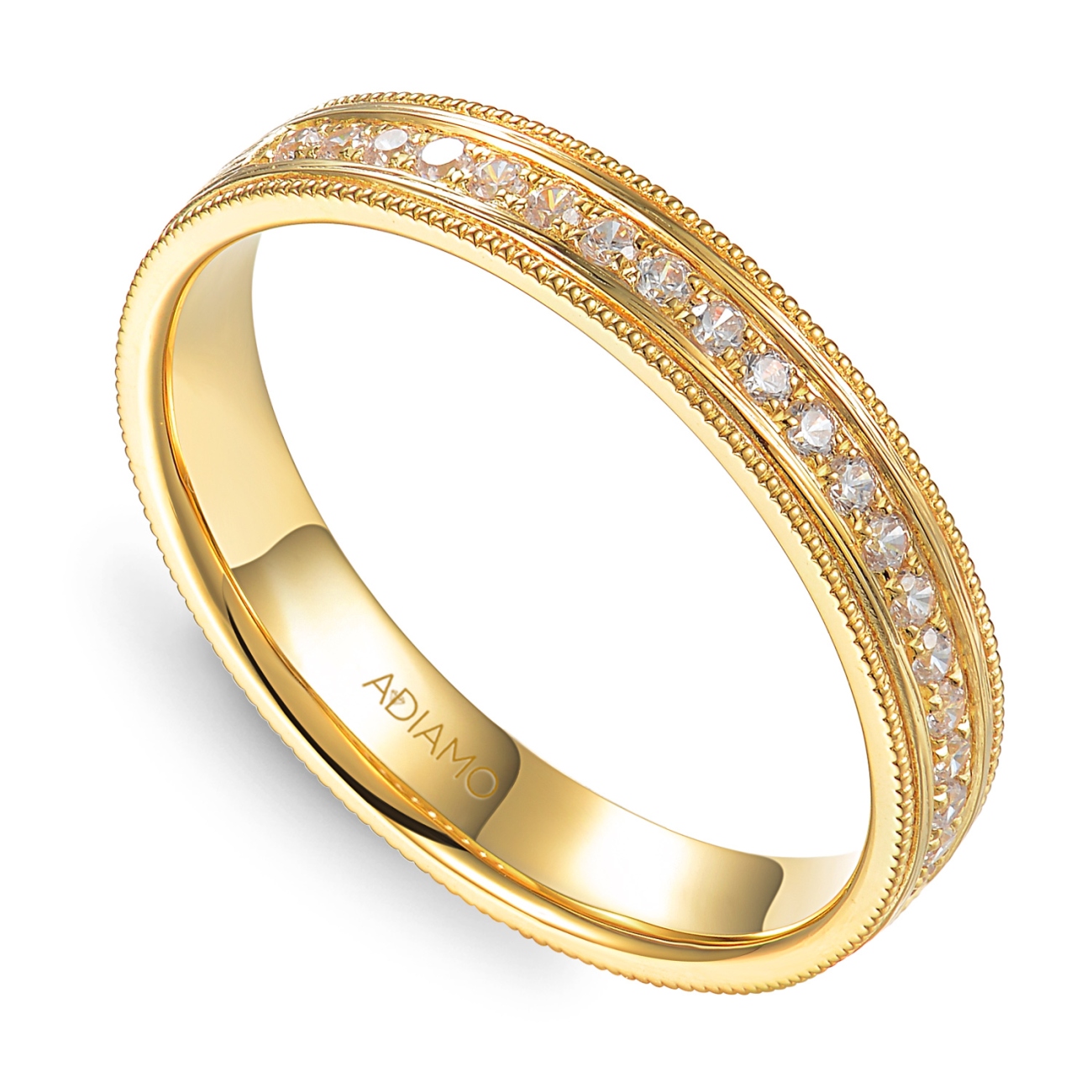 Obrączka z diamentami, 3,5 mm (O-R99880 Y): 8