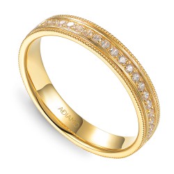 Obrączka z diamentami, 3,5 mm (O-R99880 Y): 8 - zdjęcie: 2