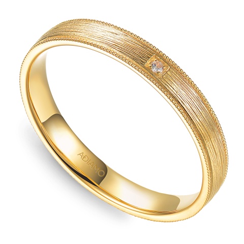 Obrączka z diamentem, 3,5 mm (O-R99881 Y)