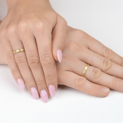 Obrączka z diamentem, 3,5 mm (O-R99881 Y): 18 - zdjęcie: 3