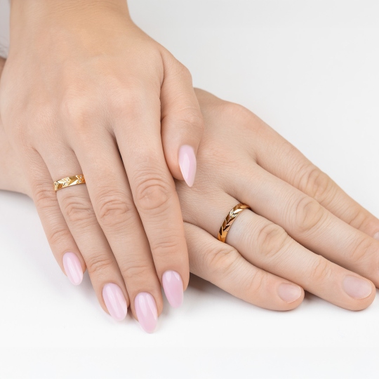 Obrączka z diamentami, 4 mm (O-R99883 Y): 18