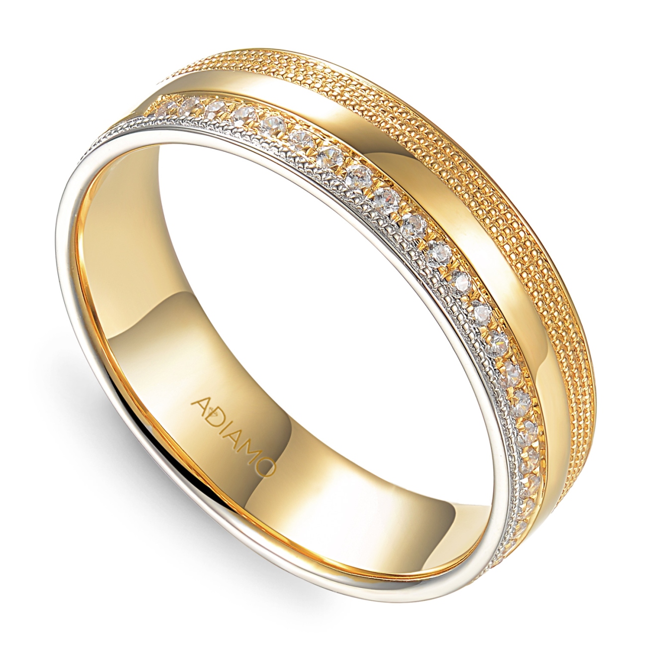 Obrączka z diamentami, 5 mm (O-R99884 YW): 8