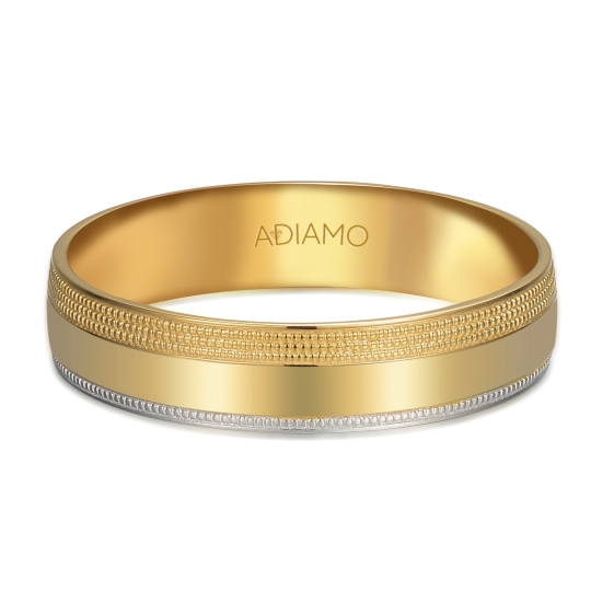 Obrączka dwukolorowe złoto, 5 mm (O-R99885 YW): 18