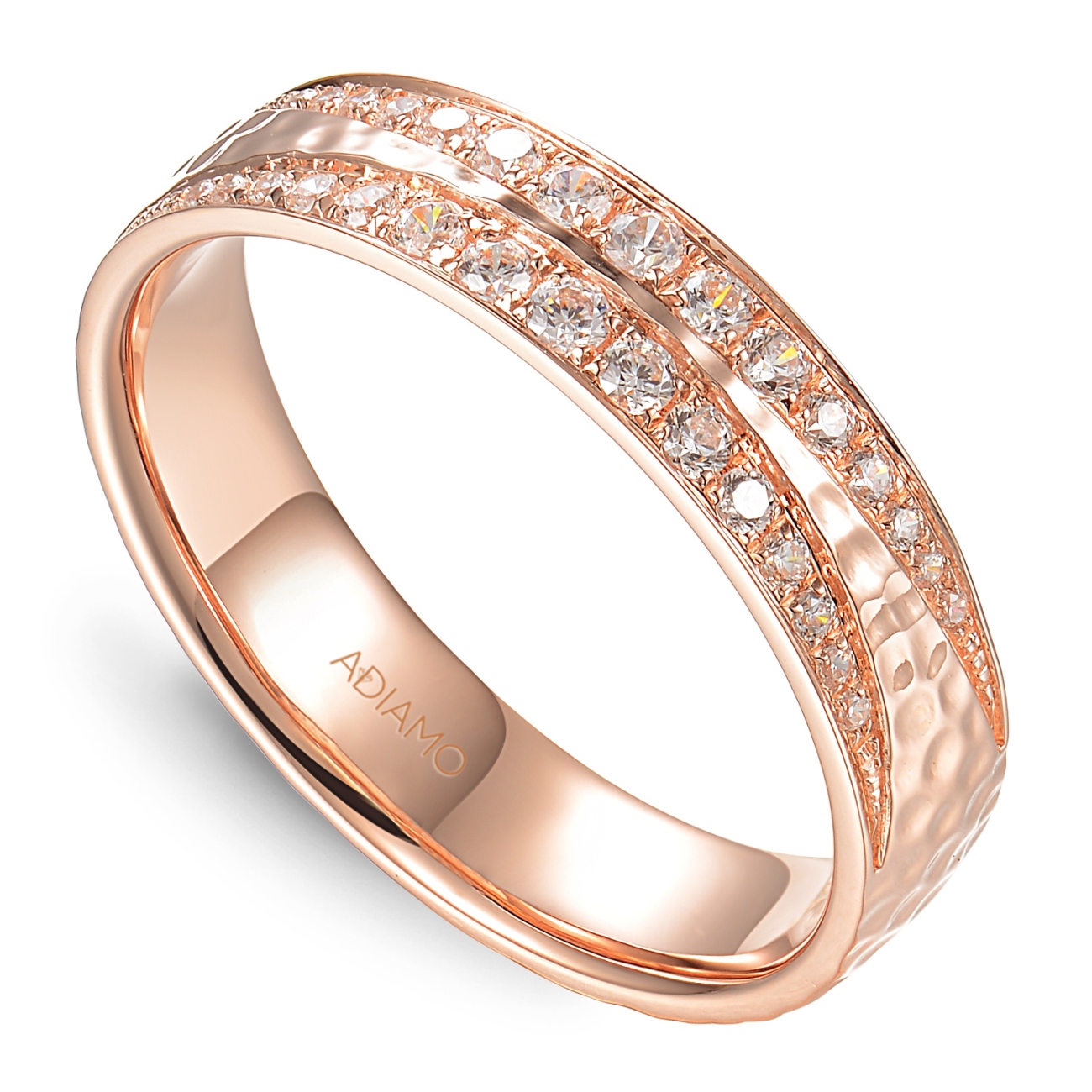 Obrączka z diamentami, 4,5 mm (O-R99890 R): 8