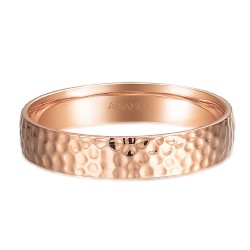 Obrączka różowe złoto, 4,5 mm. (O-R99891 R): 18 - zdjęcie: 4