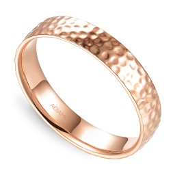 Obrączka różowe złoto, 4,5 mm. (O-R99891 R): 18 - zdjęcie: 2