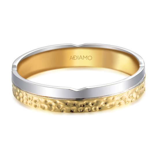 Obrączka dwukolorowe złoto, 4,5 mm (O-R99893 YW): 18