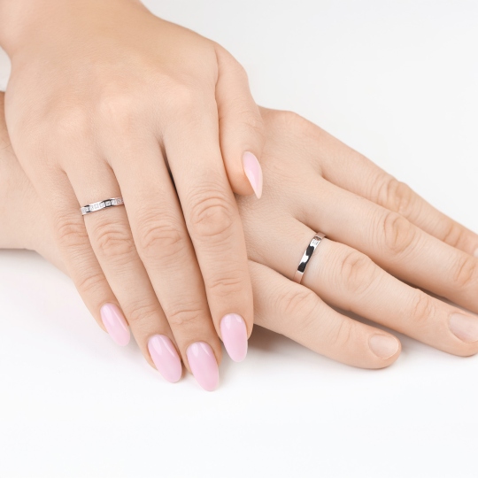 Obrączka z diamentem, 3 mm (O-R99873 W): 18