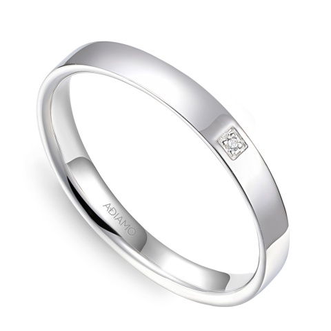 Obrączka z diamentem, 3 mm (O-R99873 W)