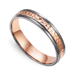 Obrączka różowe złoto, 4 mm. (O-R99897 R): 18 - zdjęcie: 2