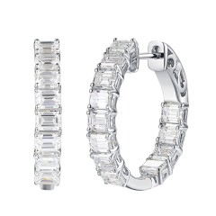 Kolczyki z diamentami laboratoryjnymi (E100545 W A LGD)