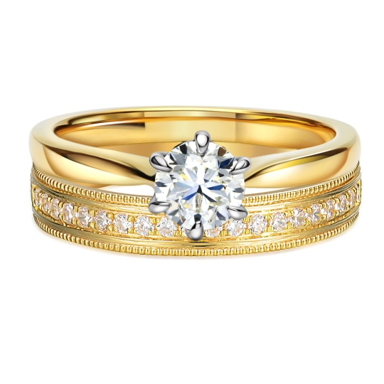 Obrączka z diamentami, 3,5 mm (O-R99880 Y): 8