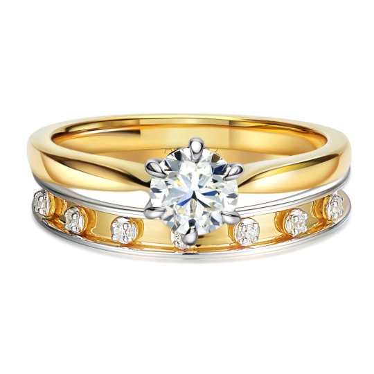 Obrączka z diamentami, 3 mm (O-R99900 YW): 8