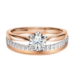 Obrączka z diamentami, 3 mm (O-R99869 WR): 8 - zdjęcie: 5